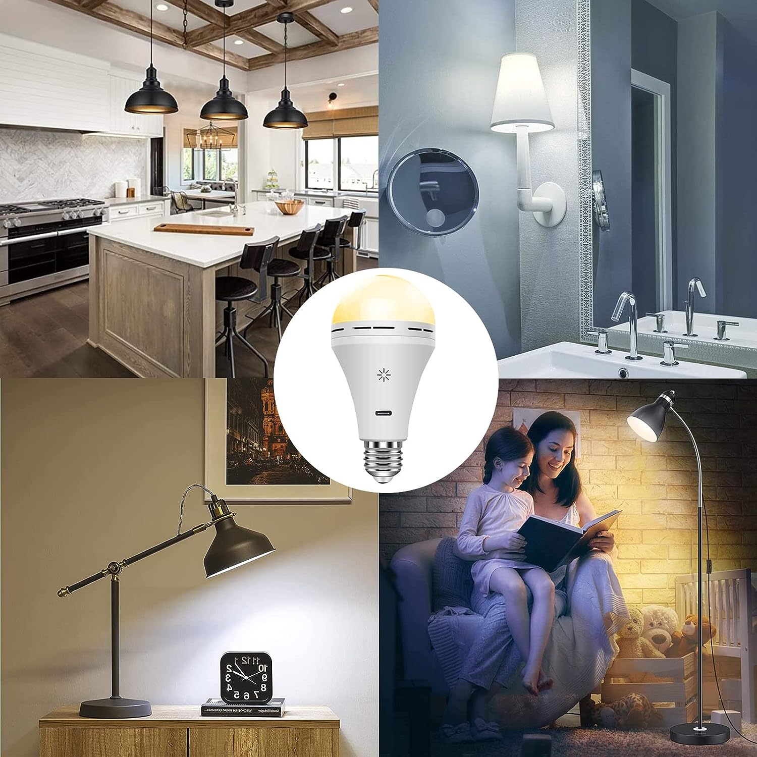 LuminaLite - Lampada wireless pratica e potente con controllo touch
