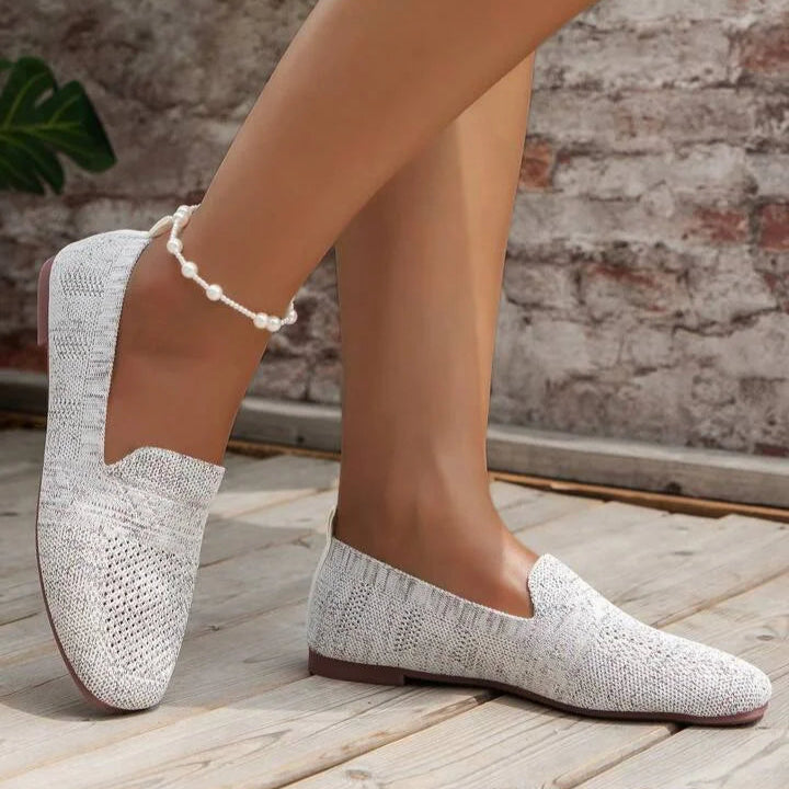 Lina - Lekkie płaskie buty z oddychającą siateczką i antypoślizgową podeszwą