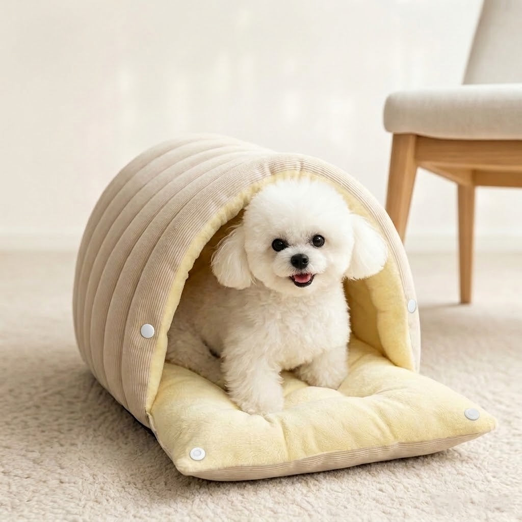 PawHaven - Pet Shelter with Removable Roof And Textured Base