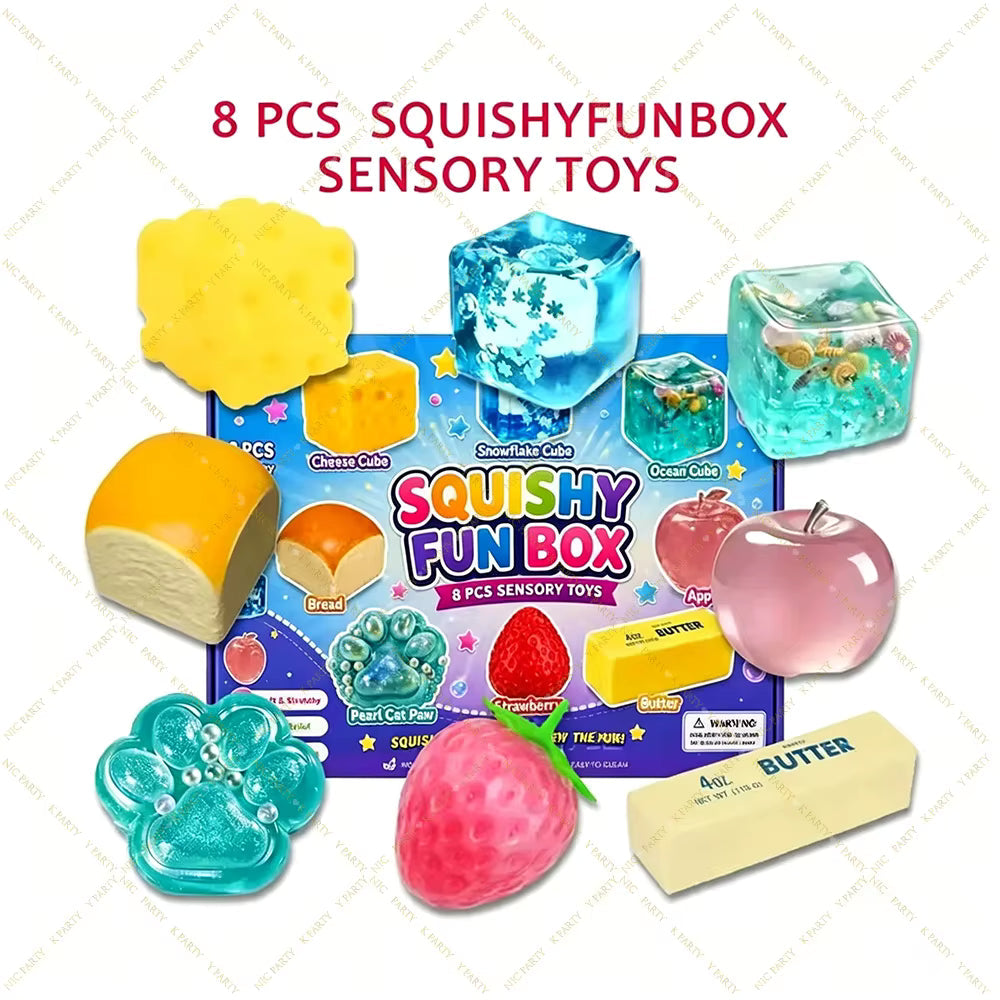 Squishvent - Squishy Toy Advent Calendar With Slow Return Foam
