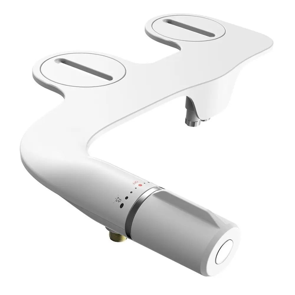 PureSpray – Sedile WC bidet manuale con doppio spruzzatore per una pulizia confortevole