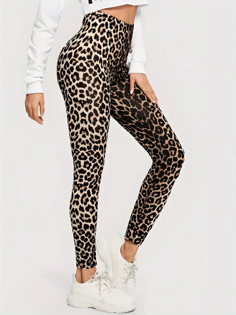 Zoe - Legging à imprimé léopard et taille haute pour un look audacieux