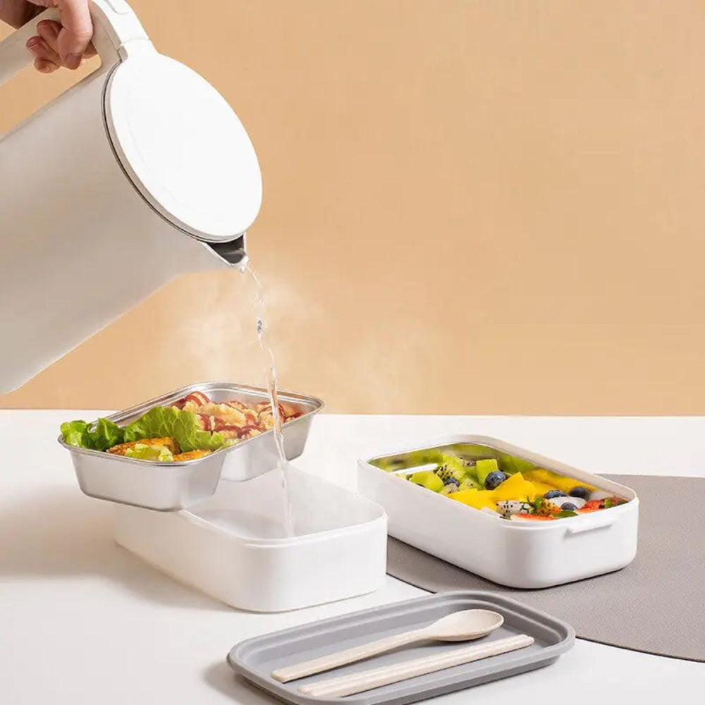 PackPal – Cutie de prânz Bento modernă cu design compact stratificat și spațiu generos de depozitare pentru alimente