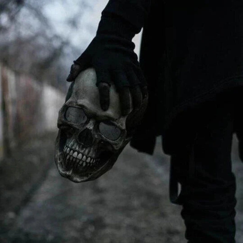 SkullMask - Full Latex Costume Mask with Clear Eyes for Seasonal Use