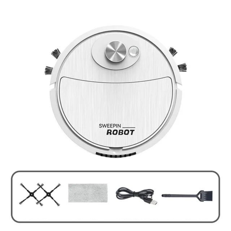 SmartClean - Robot aspirapolvere 3-in-1 per pulizia intelligente e senza fatica in casa