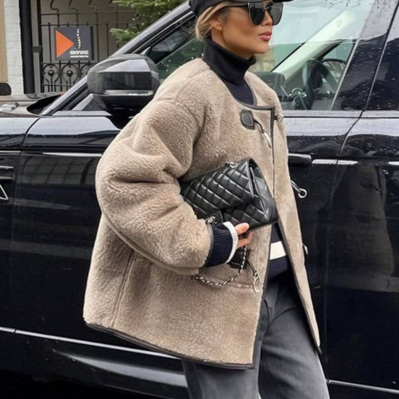 Mackenzie - Manteau à manches longues avec fermeture à boucle