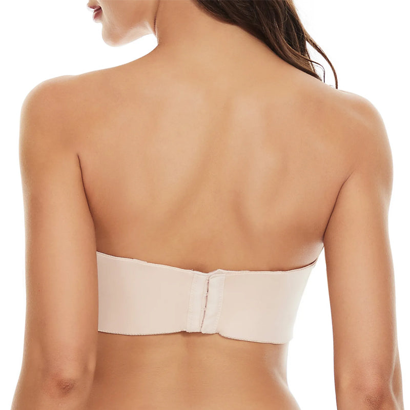 BareLuxe – Dámská bandeau podprsenka bez ramínek s odnímatelnými ramínky