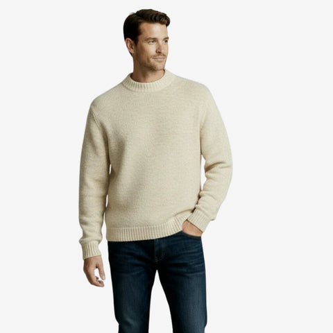 Archie – Slim Fit Long Sleeve Sweater With Round Neck