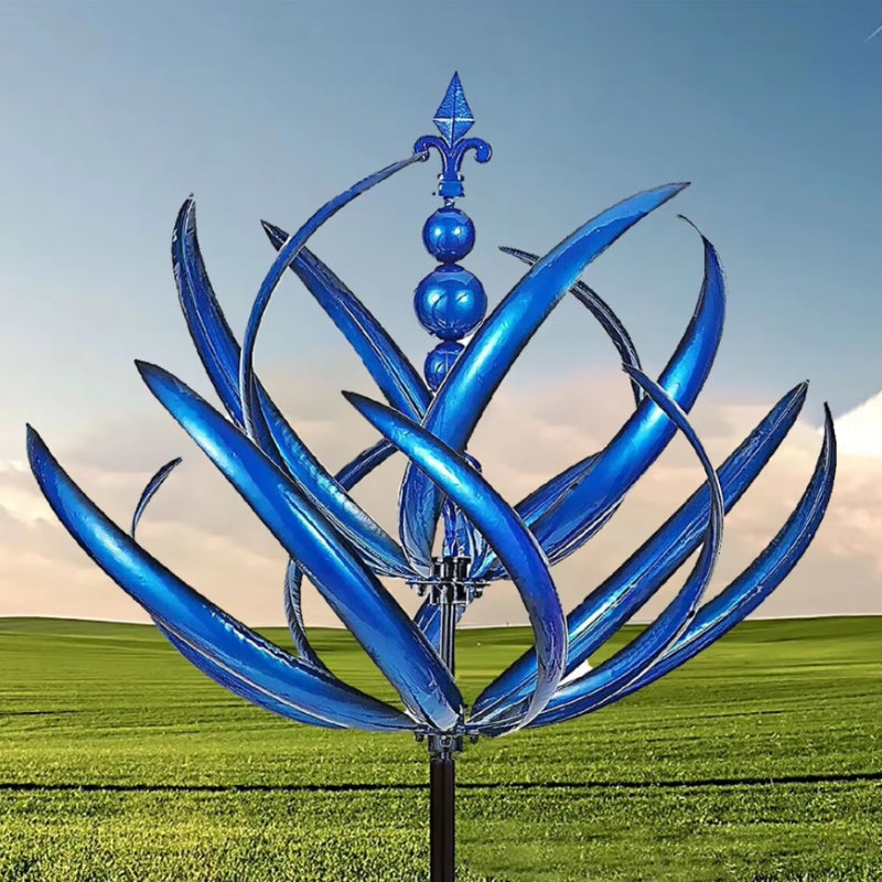 BreezeBloom – Spinner de grădină acționat de vânt cu design elegant rotativ
