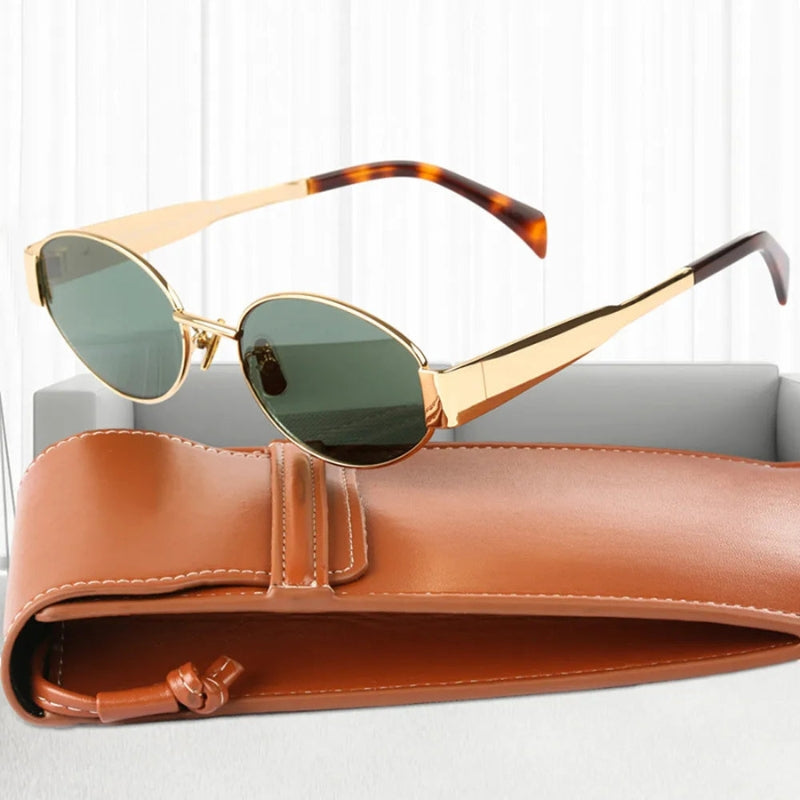 Luna – Ochelari de soare clasici UV cu ramă ovală