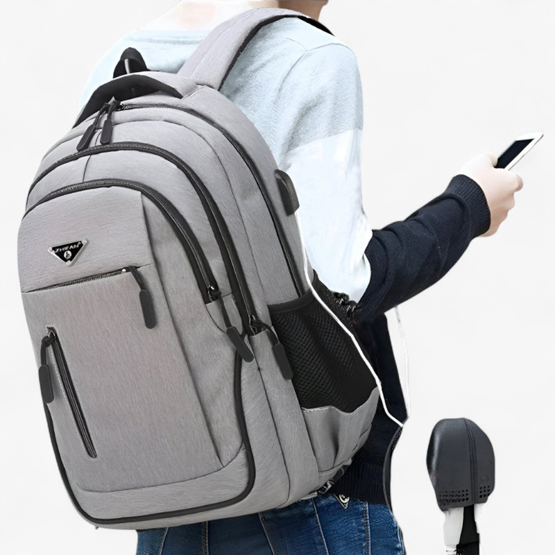 Finn – Sac à dos pour ordinateur portable avec compartiments spacieux et bretelles rembourrées