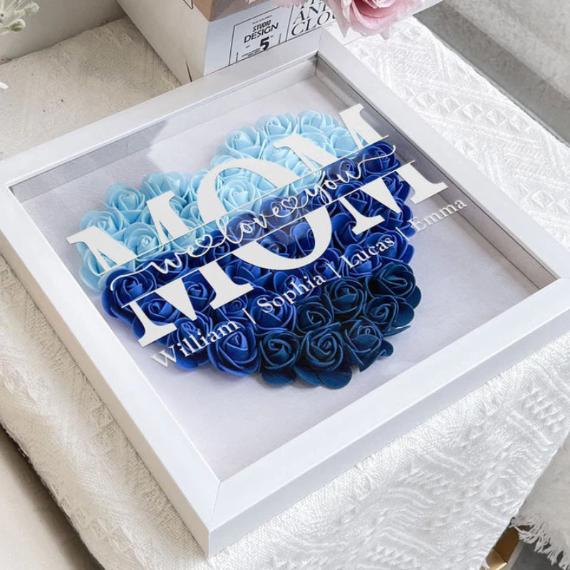 Regalo per la Festa della Mamma | Scatola di Fiori Ispirata al Cuore