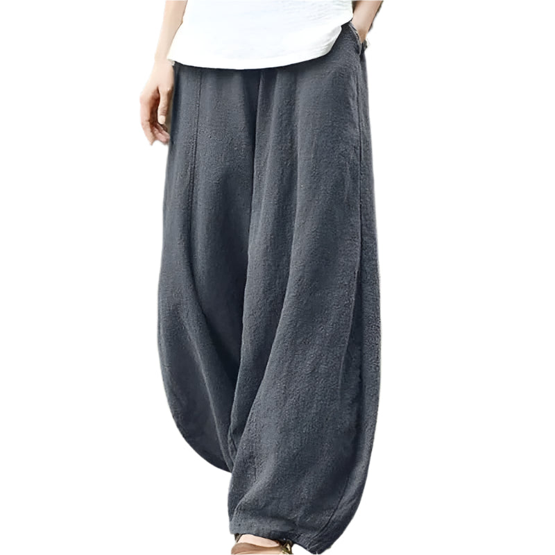 Nora – Modern wide-leg pants with side pockets