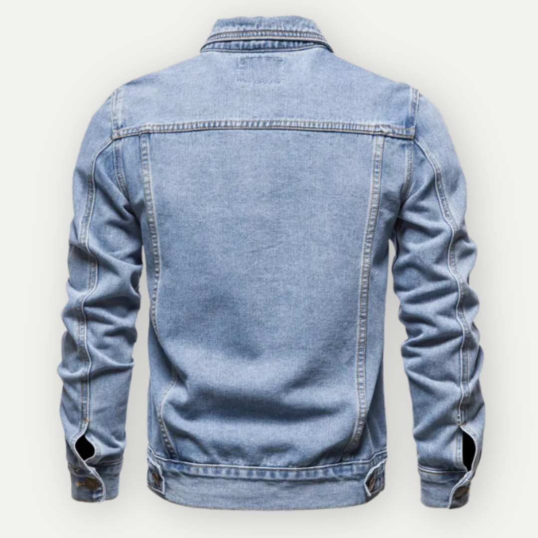 DenimCraft - Jachetă clasică din denim pentru bărbați
