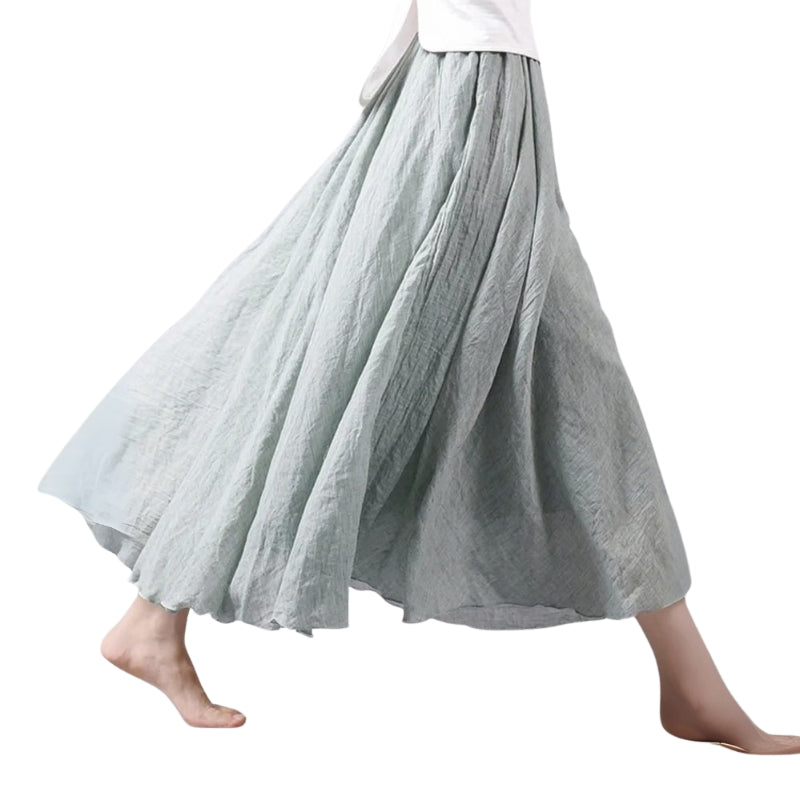 Mireille – Gonna maxi leggera con vita alta