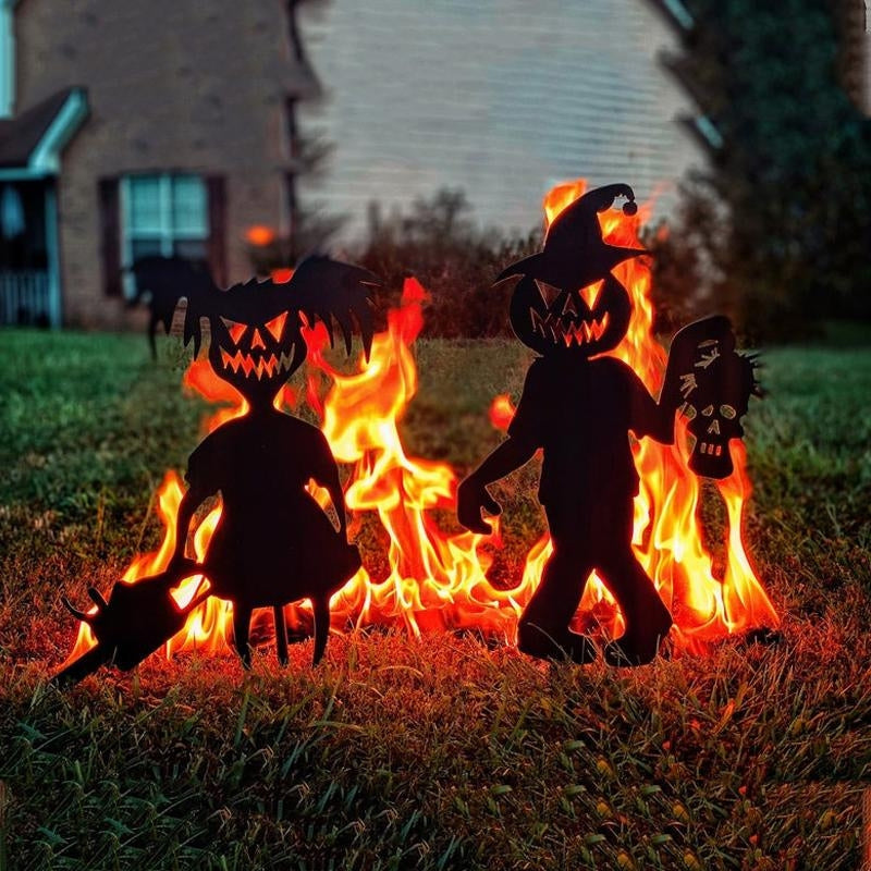 ScareSilhouette – Décoration de Jardin avec Effet d'Ombre pour Halloween