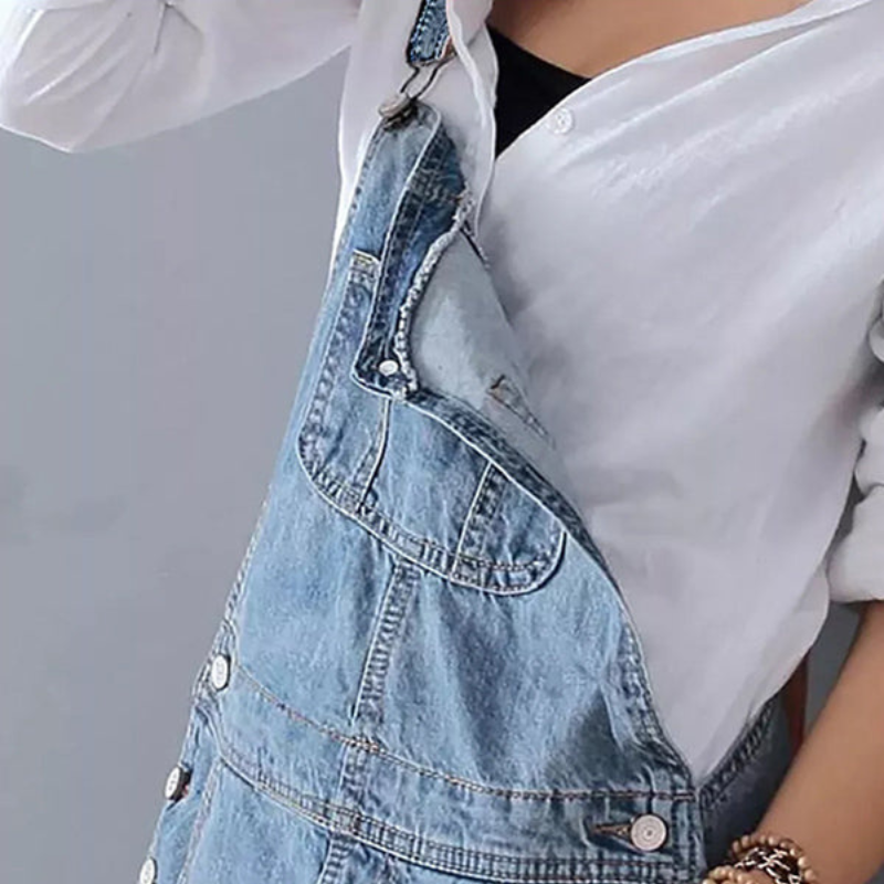 Ariana – Abito Casual da Giardino con Spacco Posteriore e Tasche Funzionali