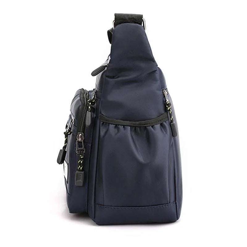 Clara – Water-Repellent Compact Shoulder Bag with Adjustable Strap and Zipper