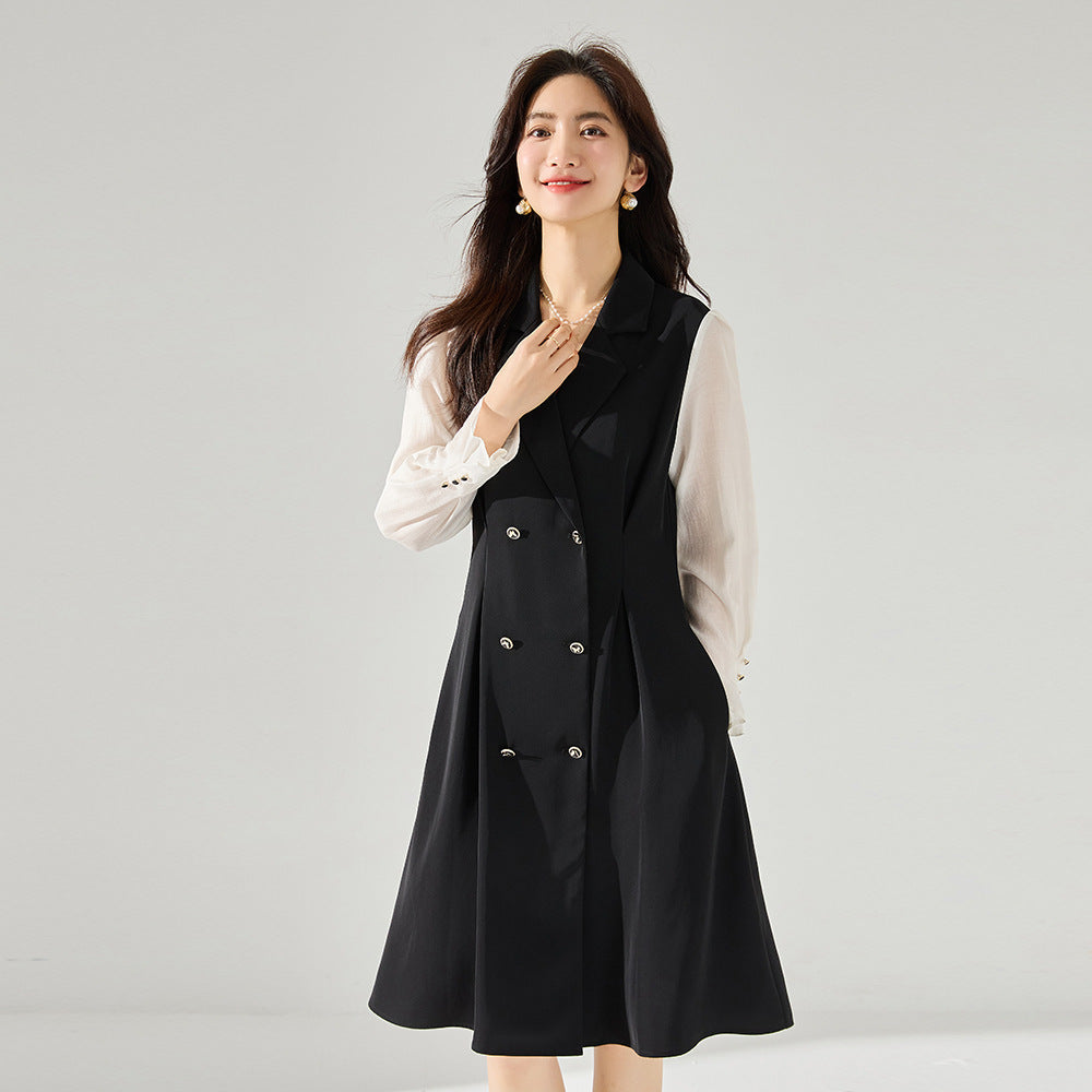 Elara - Vestito versatile con scollo a V moderno e cintura