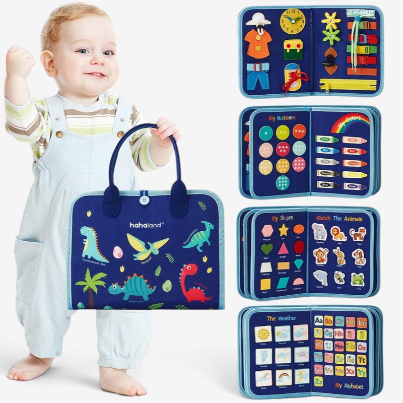 FeltLearn - tablica aktywności Montessori z elementami edukacyjnymi