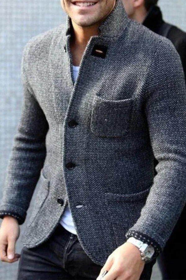 Felix - Gilet élégant slim-fit avec col montant