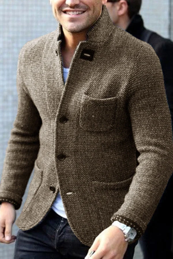 Felix - Gilet élégant slim-fit avec col montant