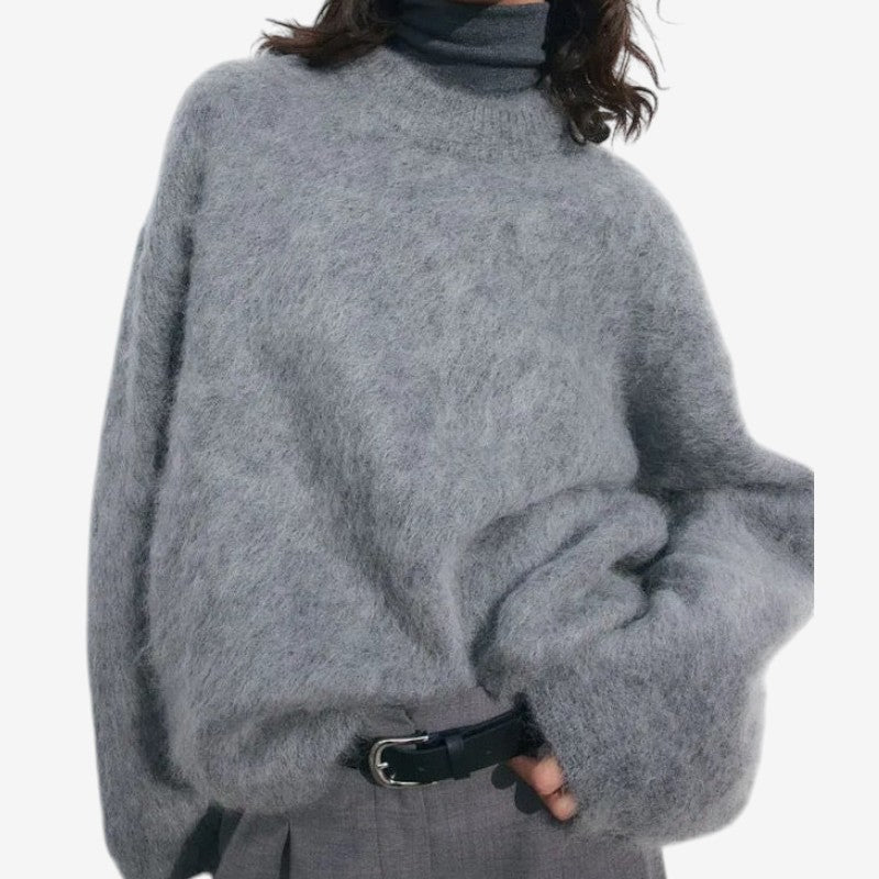 Sydney – Oversized Sweater with Round Neck and Long Sleeves
