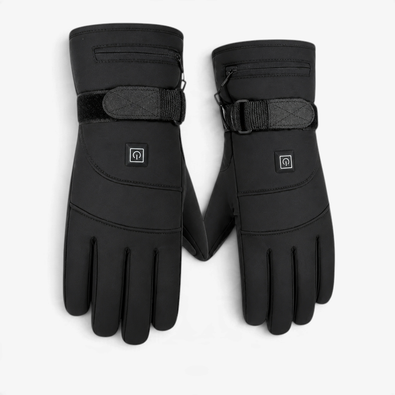FrostRider – Heated Winter Motorcycle Gloves with Touchscreen Function