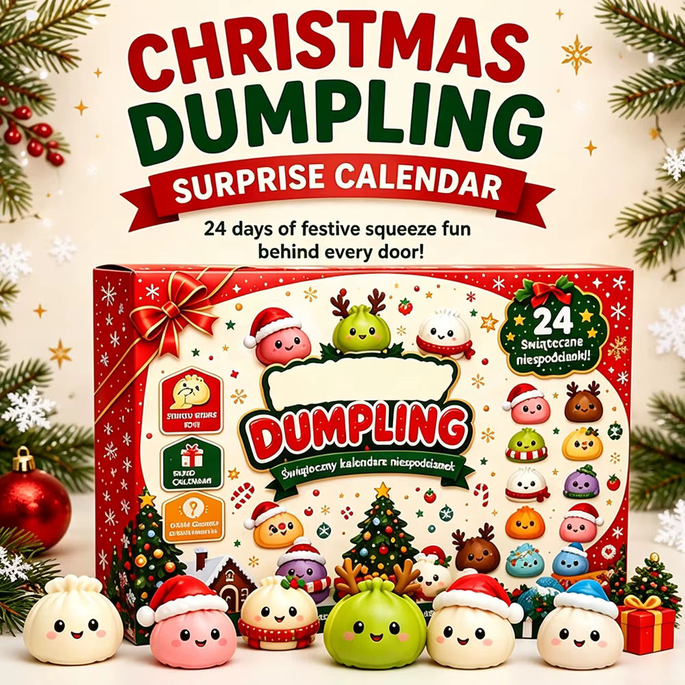 Adventní kalendář Foamcount s pěnovými mačkacími hračkami