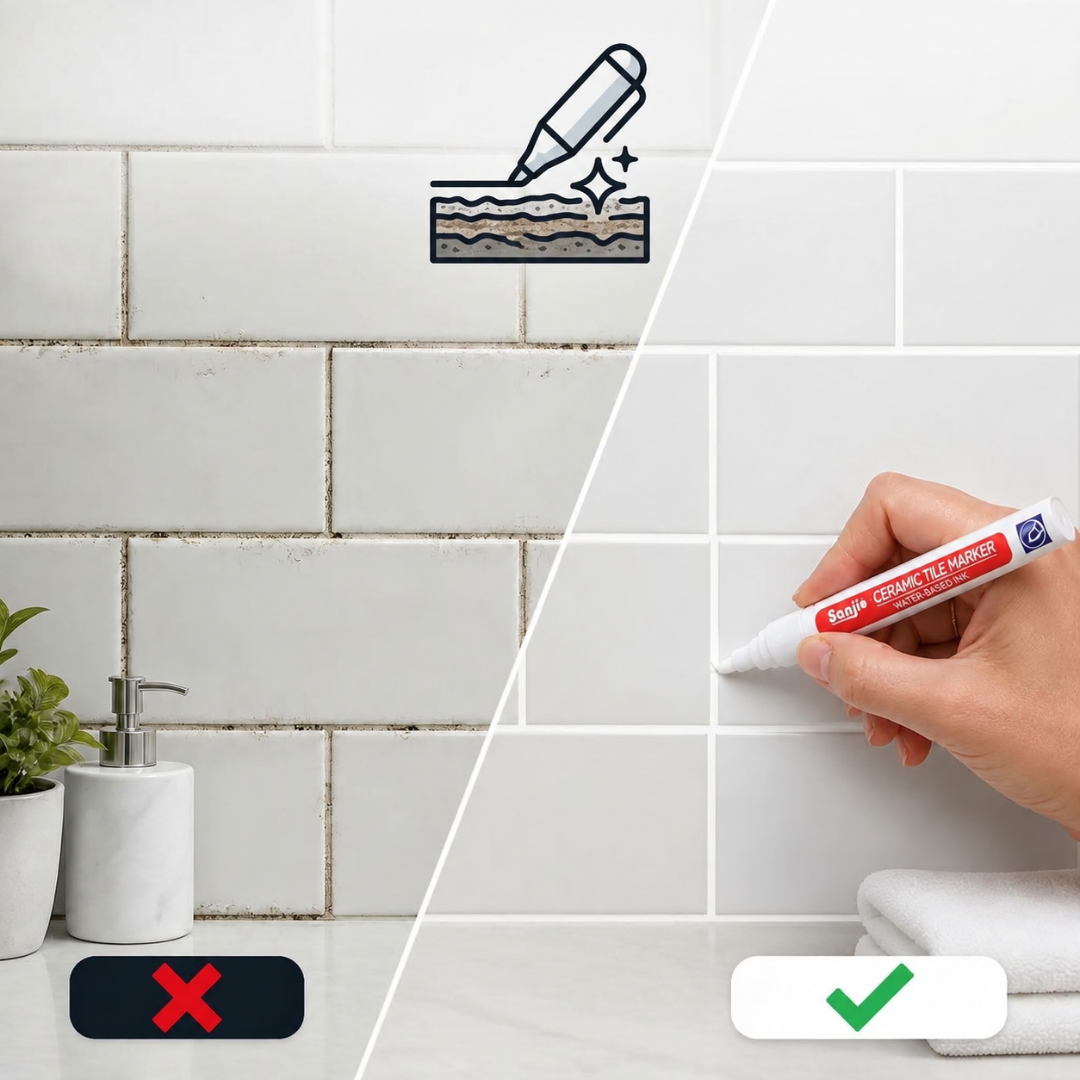 GroutFix - Pisak do renowacji fug z cienką końcówką