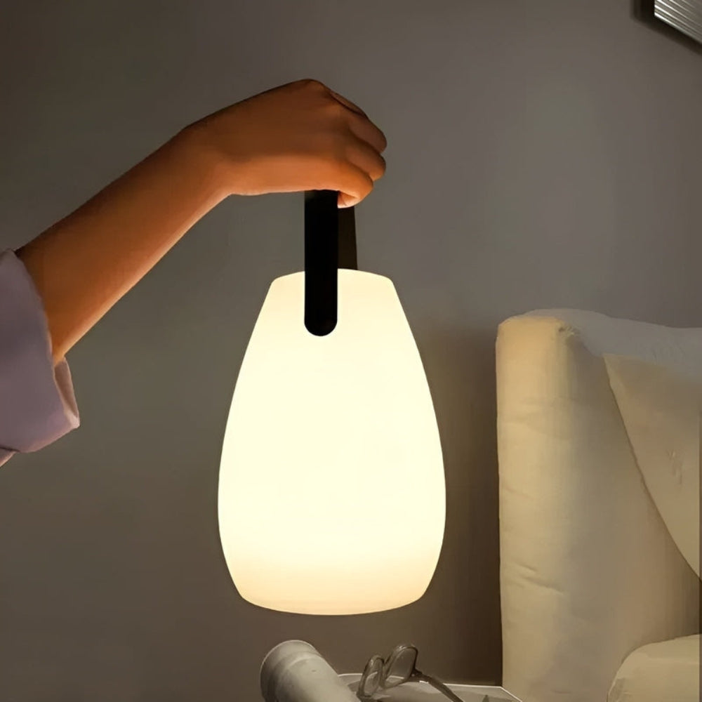 LuminaFlair - Lampada LED wireless impermeabile con luce a colori variabili