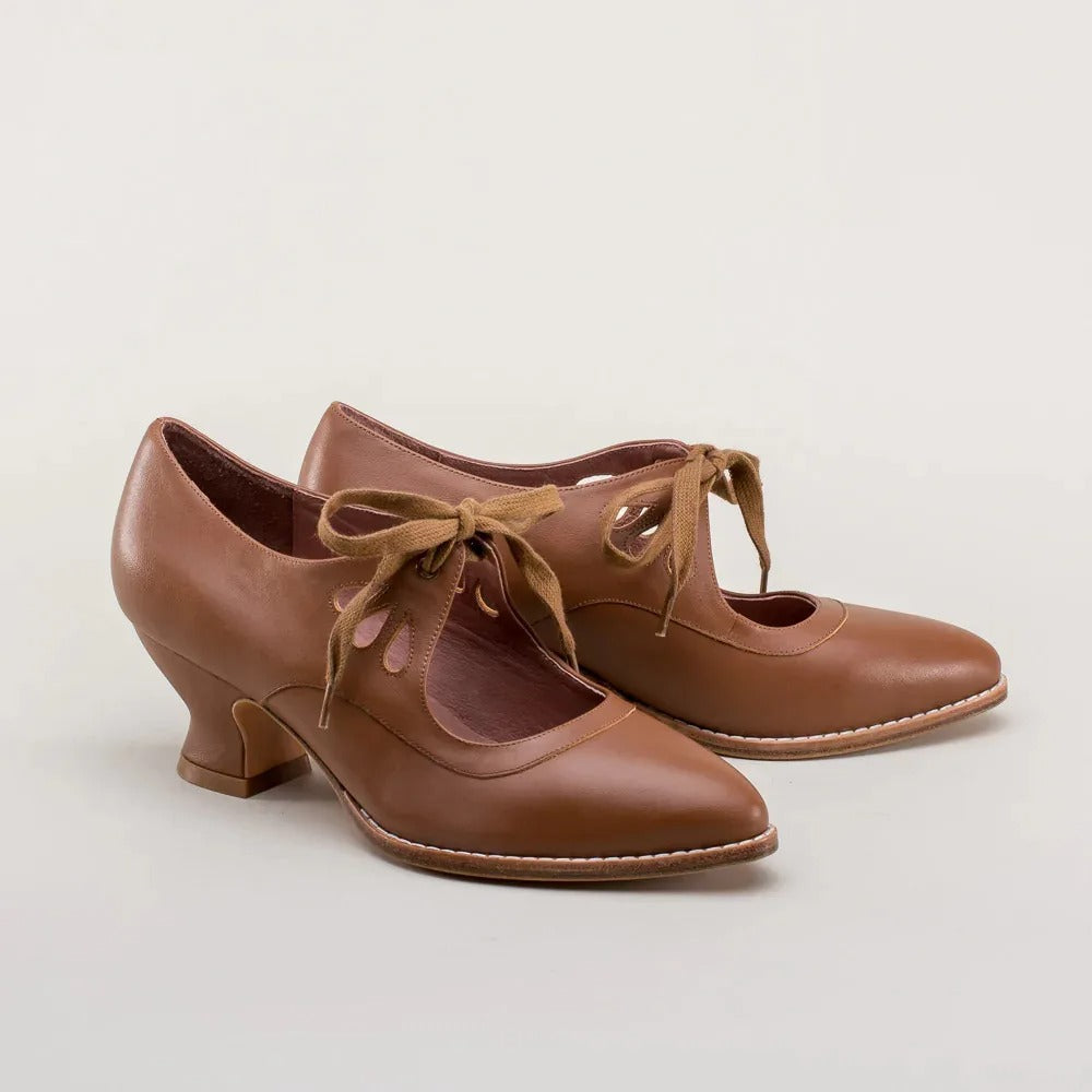 Alsia - Scarpe eleganti con tacco e lacci regolabili