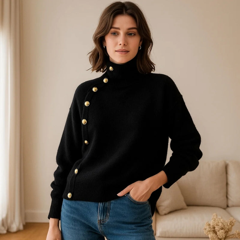 Eleanor - Turtleneck sweater with long sleeve