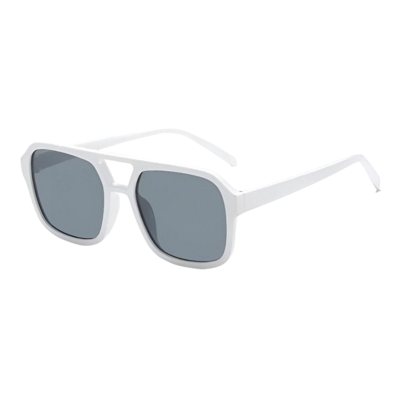 VeroLux – Lunettes de Soleil à Monture Carrée en Plastique avec Verres en Plastique