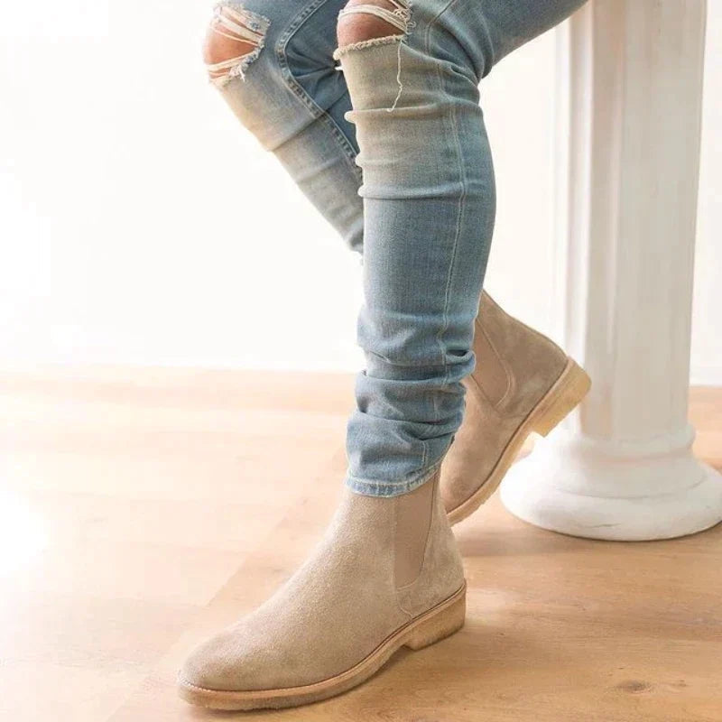 Maya - Bottines Décontractées à Semelle Antidérapante et Côtés Élastiques