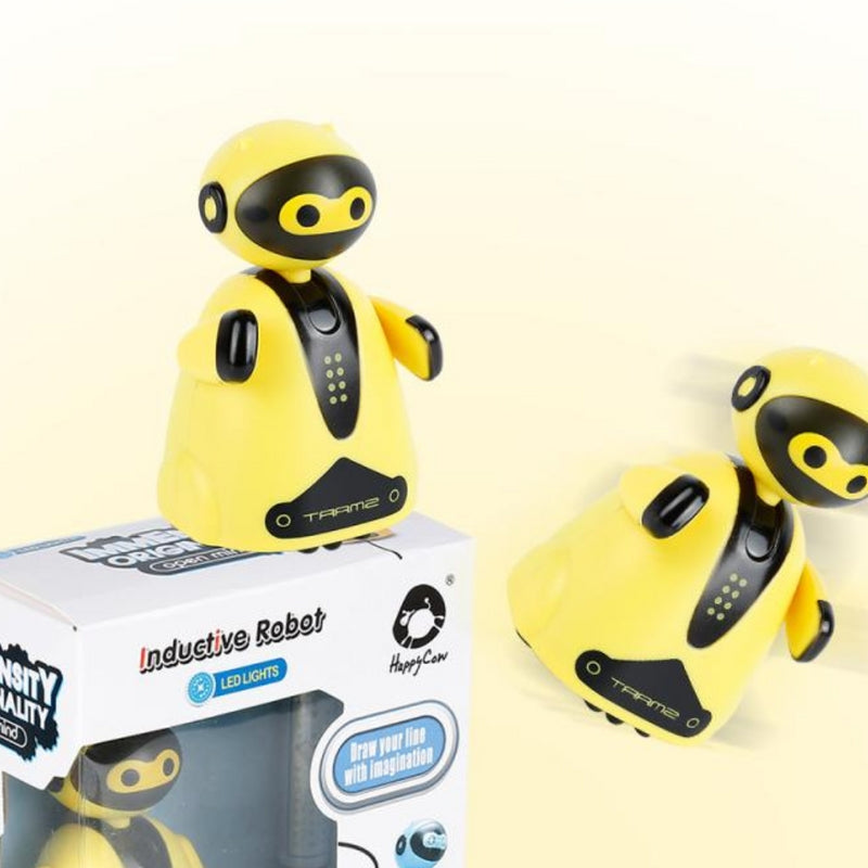 RoboTrace – Interactive line-following robot toy with creative paddle detection