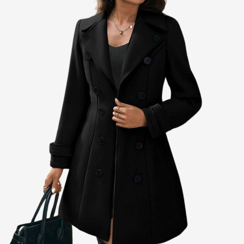 Rosa - Manteau à manches longues avec col à revers
