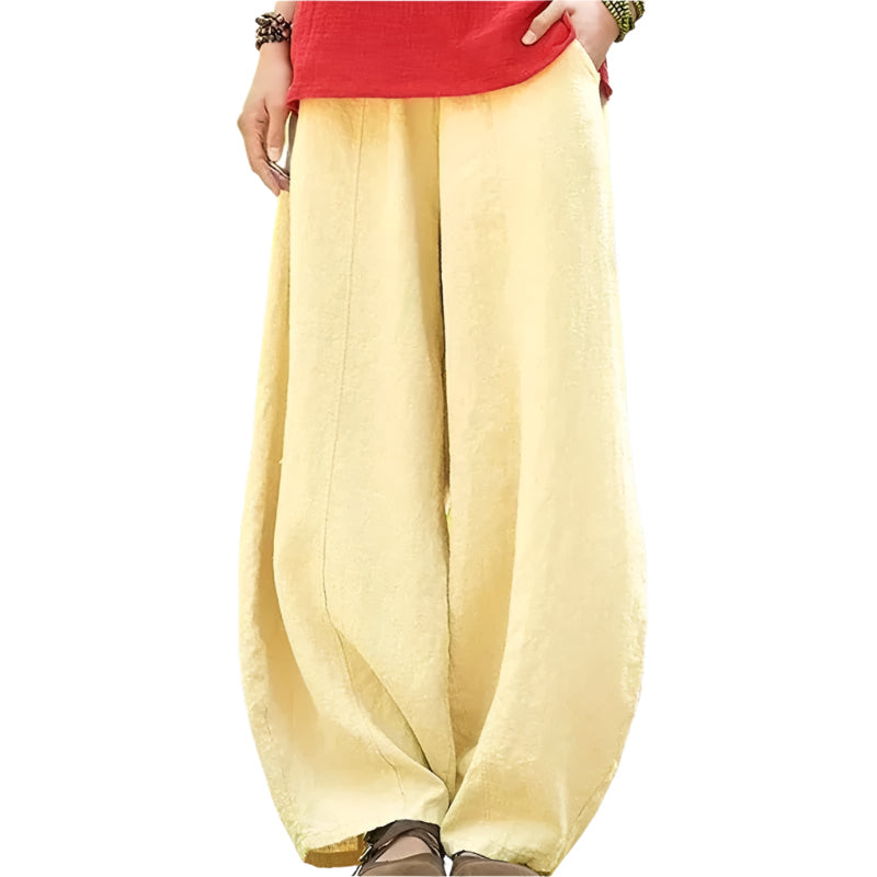 Nora – Modern wide-leg pants with side pockets