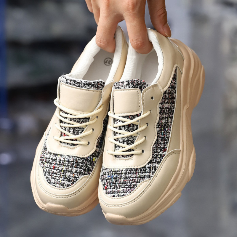 Halen - Sneakers con chiusura a lacci e design antiscivolo