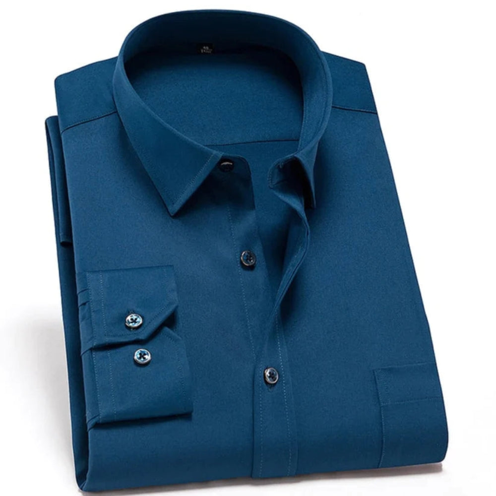Jordan - Elegante camicia con chiusura a bottoni e maniche lunghe