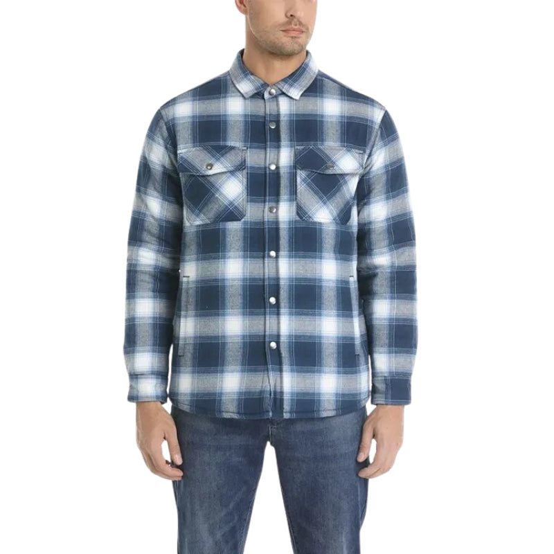Rowan – Camicia Giacca a Quadri con Colletto e Tasche