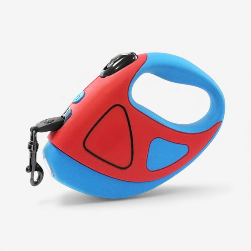 LumiLeash – Automatische intrekbare hondenriem met LED-licht