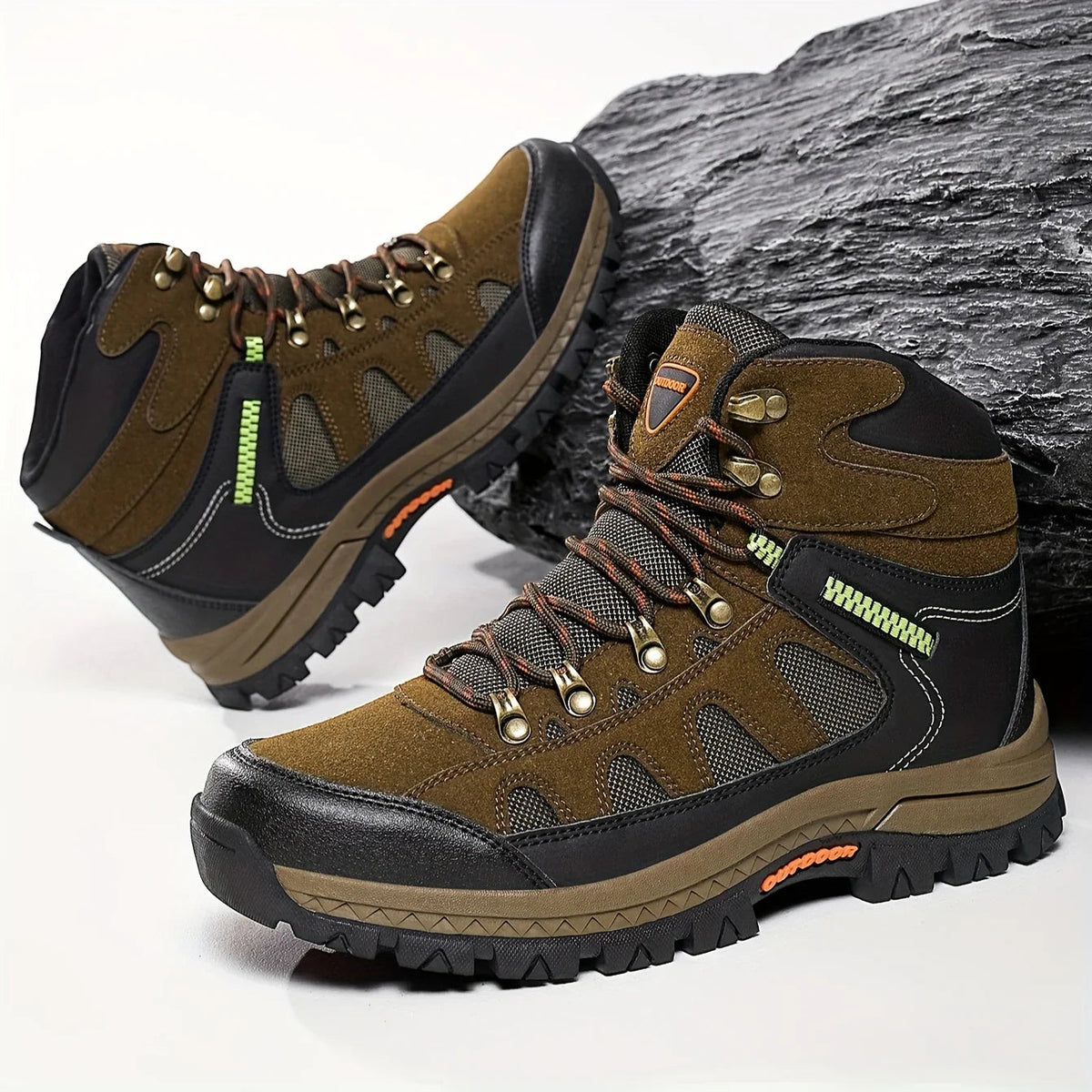 RidgeLacer - Męskie buty trekkingowe we wzór kamuflażowy