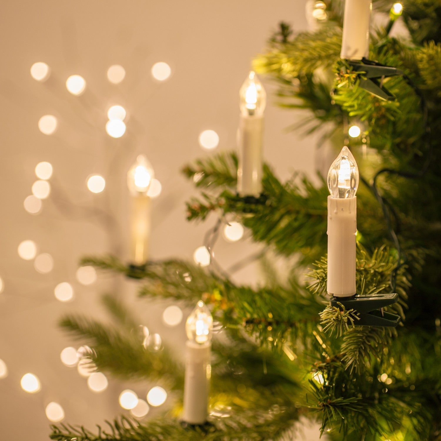 FestiveGlow - Candele LED per albero di Natale per un'atmosfera natalizia calda