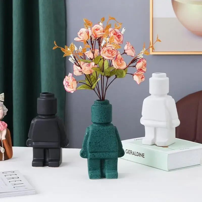 BloomMate - Vaso Lego originale per decorazioni personali | 1+1 Gratis