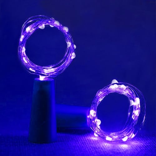 CorkGlow - LED svetelná reťaz na fľašu vína s korkovým dizajnom
