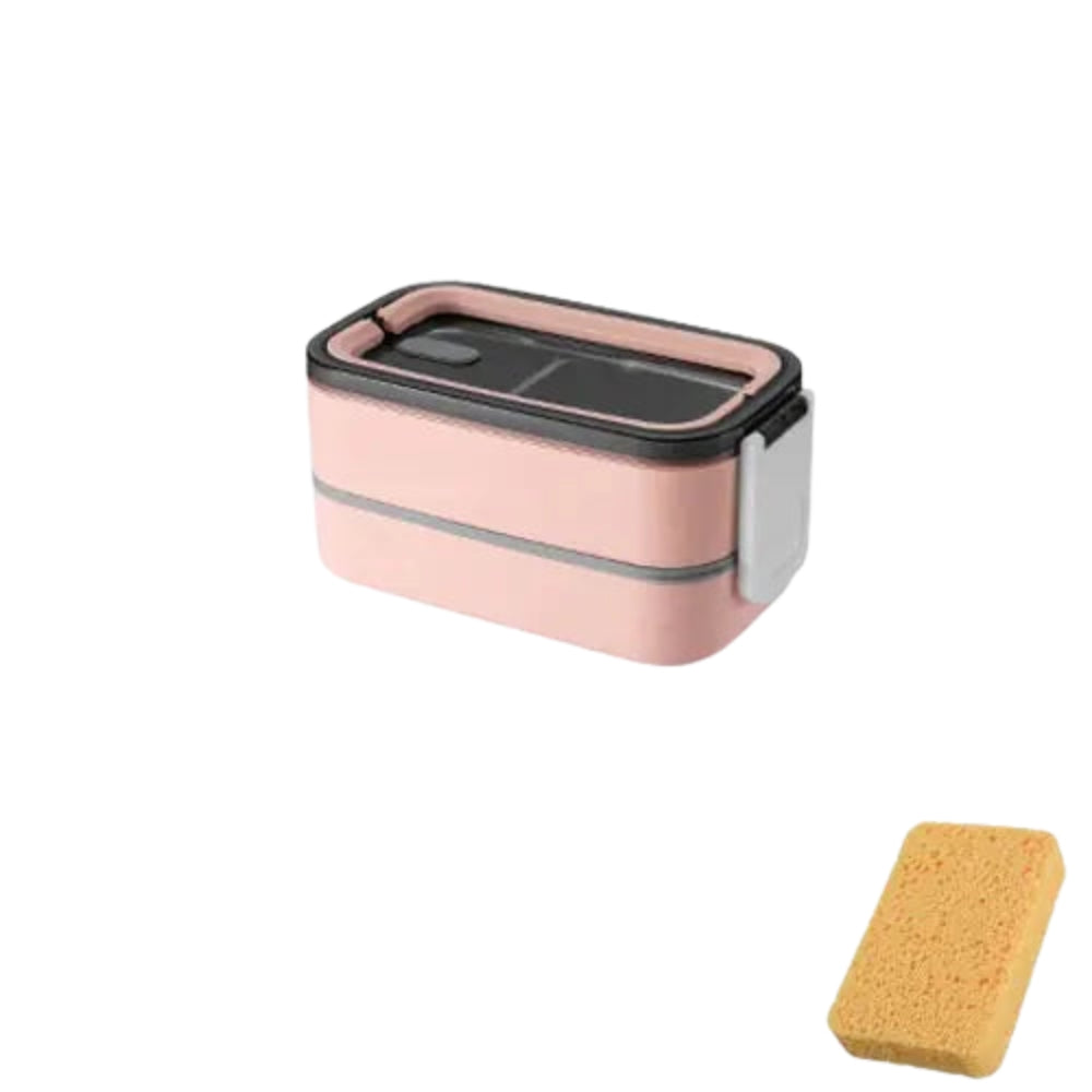 PackPal – Cutie de prânz Bento modernă cu design compact stratificat și spațiu generos de depozitare pentru alimente