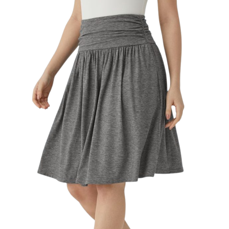 Victoria – Jupe courte taille haute avec volants et poches