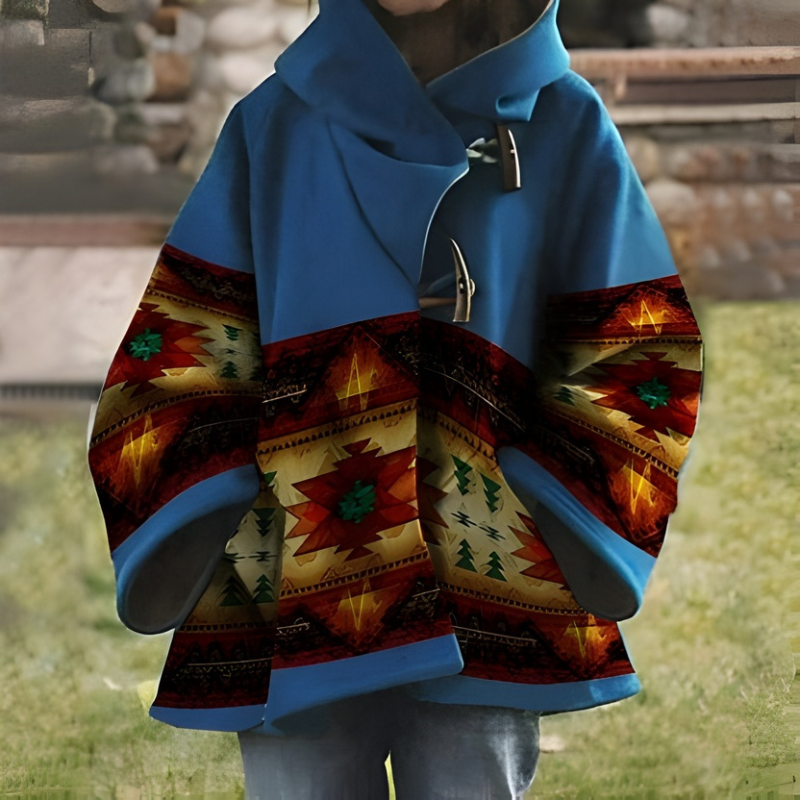 Victoria - Manteau à manches longues avec capuche et poche latérale