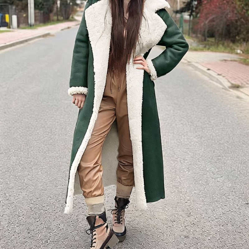 Natalie - Kurtka z długimi rękawami, kołnierzem z klapą i bocznymi kieszeniami